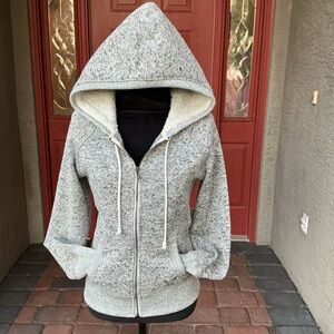 American Eagle Outfitters Gray Zip Up Hoodie